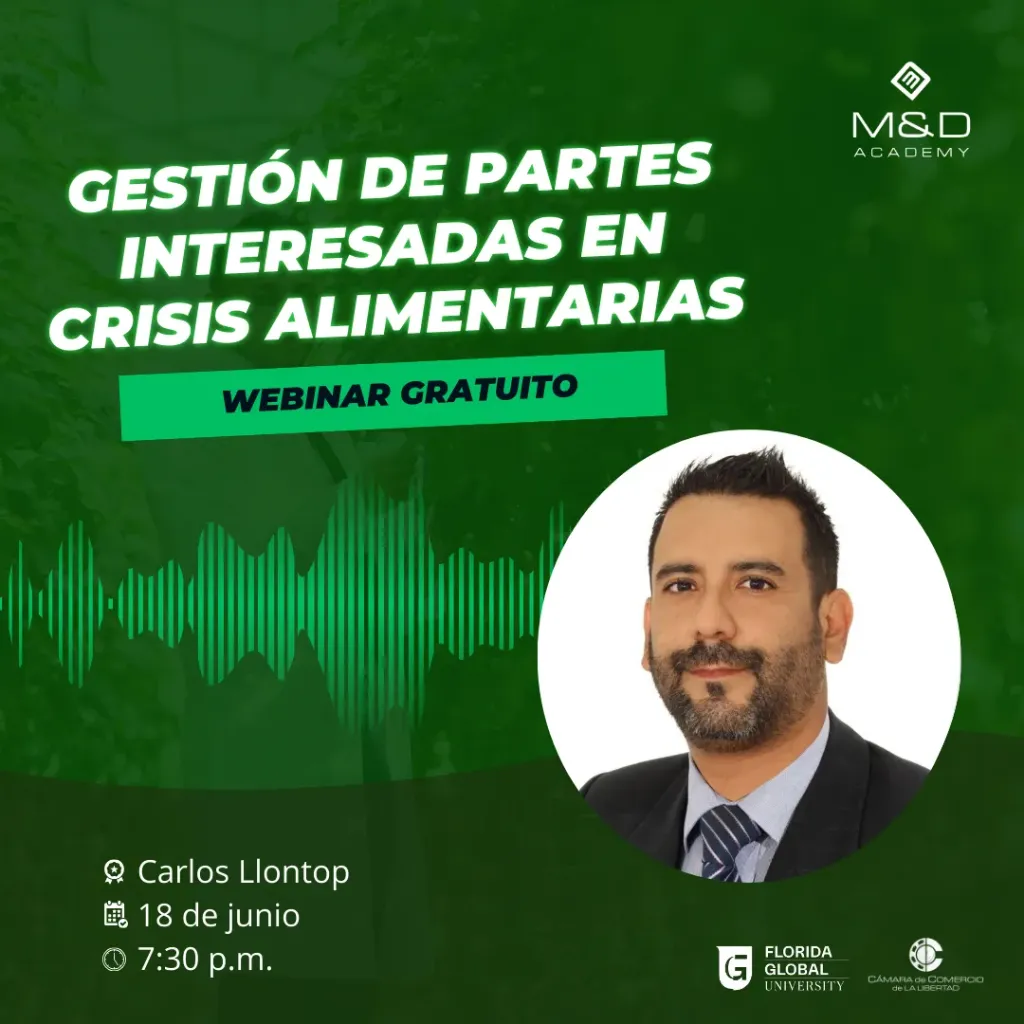 Webinar Gestión de Partes Interesadas en Crisis Alimentarias