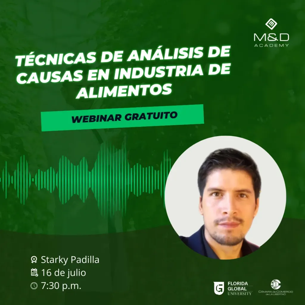 Webinar Técnicas de Análisis de Causas en Industria de Alimentos