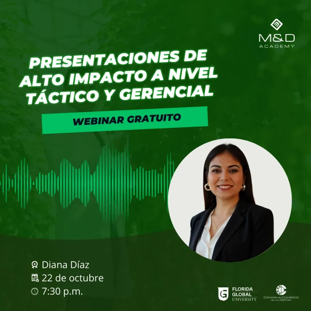 Webinar Presentaciones de Alto Impacto a Nivel Táctico y Gerencial