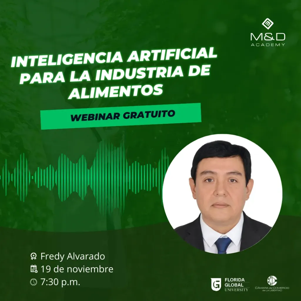 Webinar Inteligencia Artificial para la Industria de Alimentos